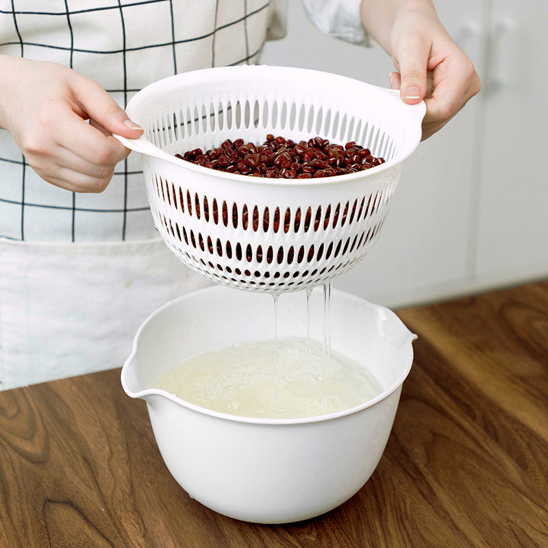 Double sink dish drain basket kitchen panning wash fruit basket Aroozy