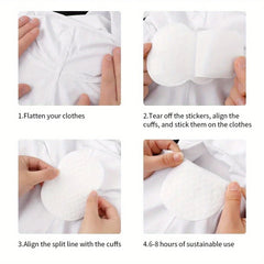 50 Underarm Sweat Pads – Ultra-Thin, Seamless