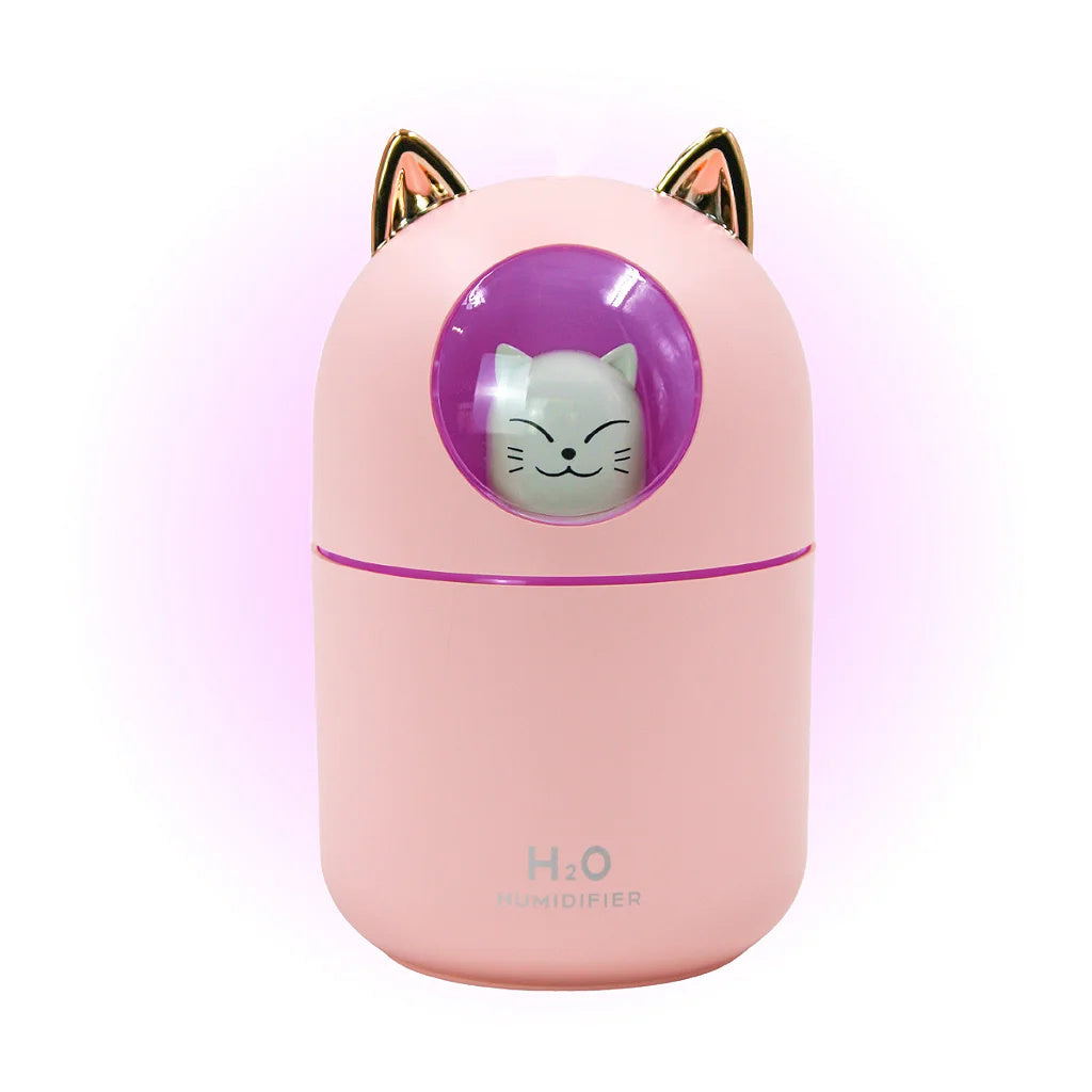 Air Humidifier USB Luminaire With Ear Kitten Aroozy