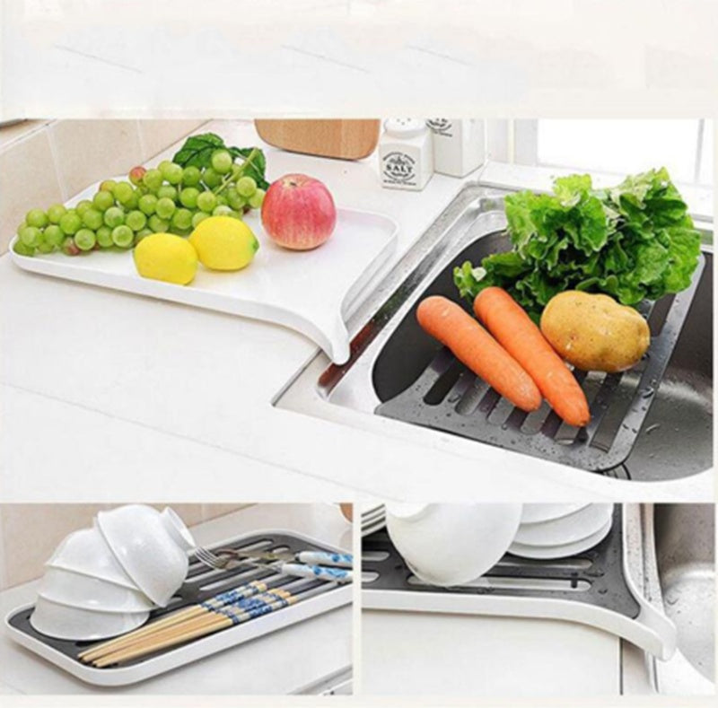 Thickening Creative Rectangular Plastic Double Layer Drain Tray Aroozy