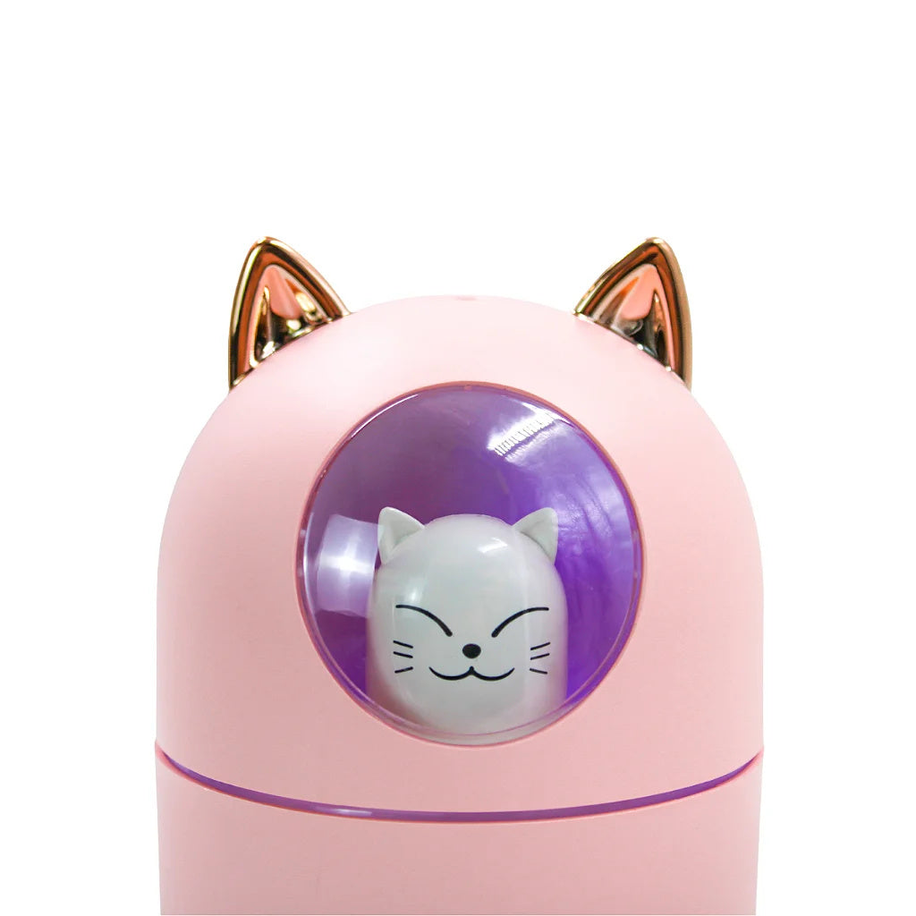 Air Humidifier USB Luminaire With Ear Kitten Aroozy