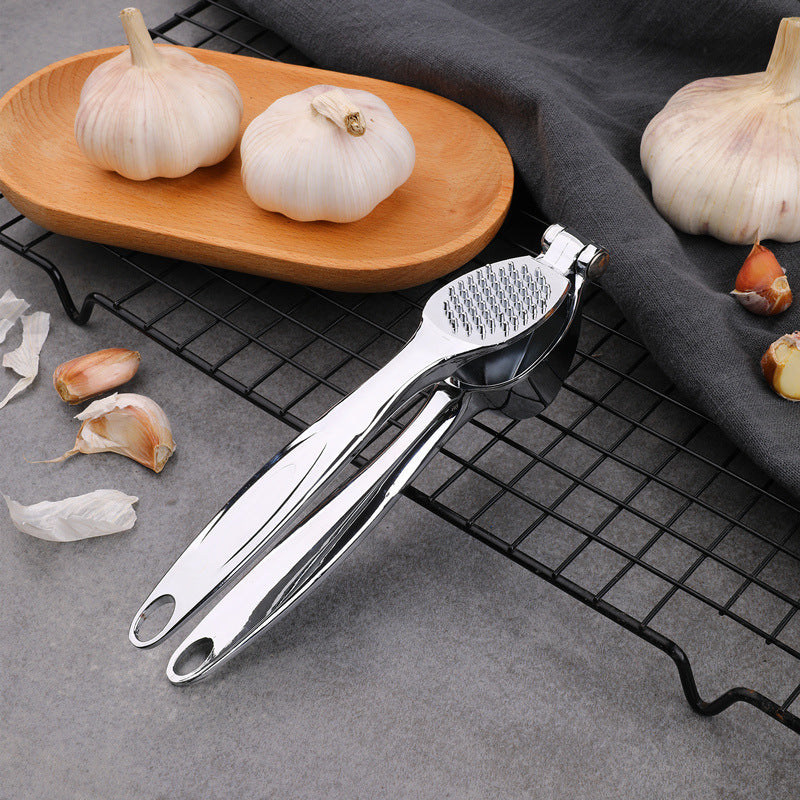 Stainless Steel Manual Thickening Garlic Purer Set Aroozy