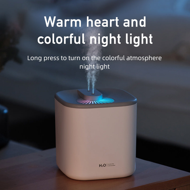 New Dual-jet Household Large Fog Volume Air Moisturizing Humidifier Aroozy