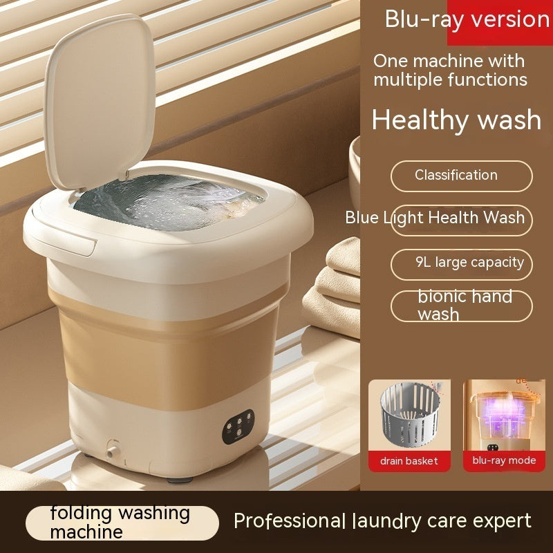 Mini Folding Washing Machine Small Household Automatic Washing Machine Aroozy