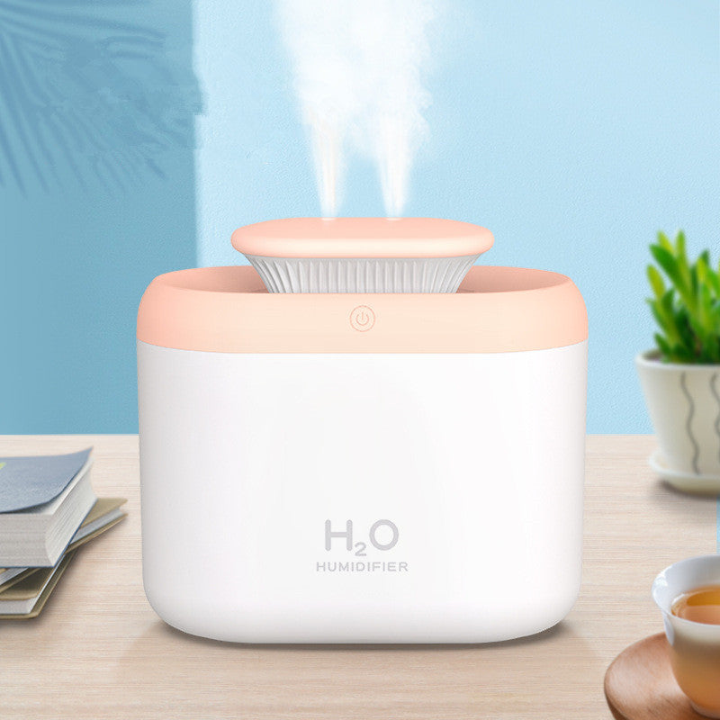 Large-capacity Dual-jet Household Humidifier Atomized Air Purifier Aroozy